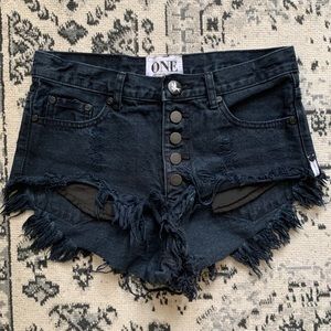 One Teaspoon Denim Shorts